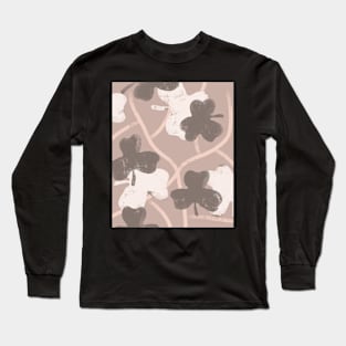 Pastel shamrock pattern Long Sleeve T-Shirt